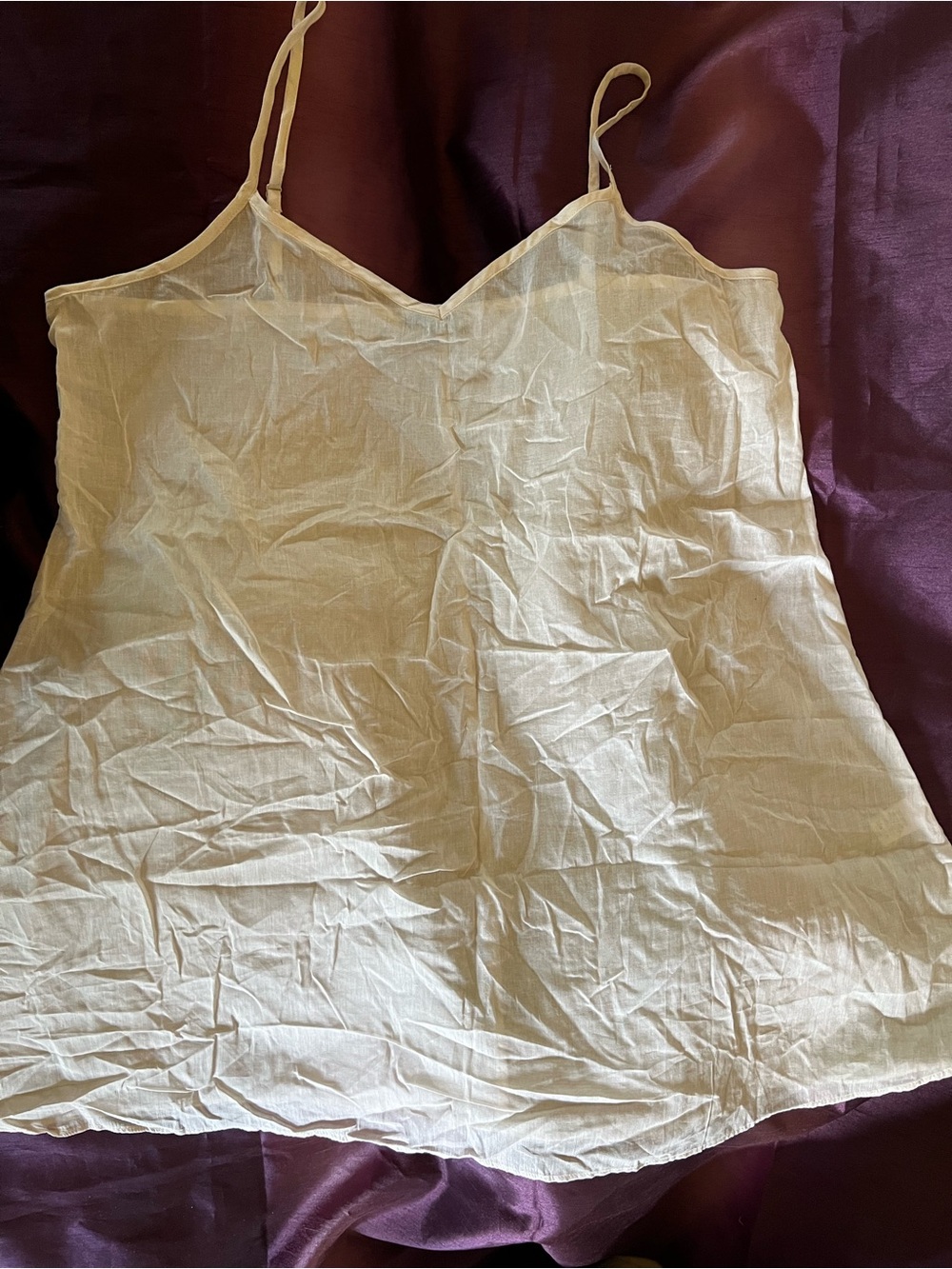 1.STATE Cream Linen Blend dress